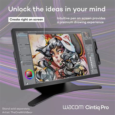 Wacom Cintiq Pro Creative Pen Display K Graphic Drawing Monitor