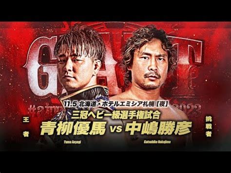 Yuma Aoyagi Vs Katsuhiko Nakajima Ajpw Giant Series Match