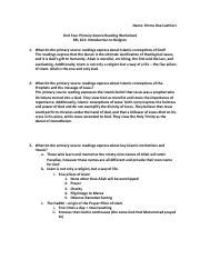 Primary Source Reading Worksheet Pdf Name Emma Rae Leathers Unit