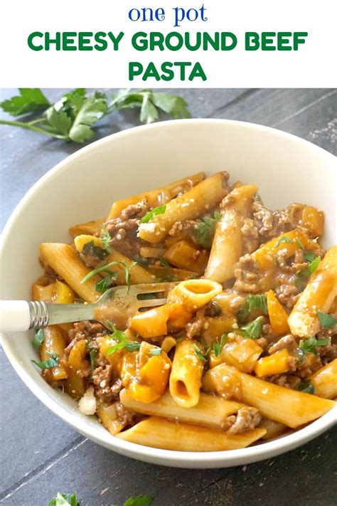 Ground Beef Pasta Recipes No Tomato