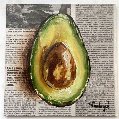 Avocado Painting By Juli Stankevych Saatchi Art