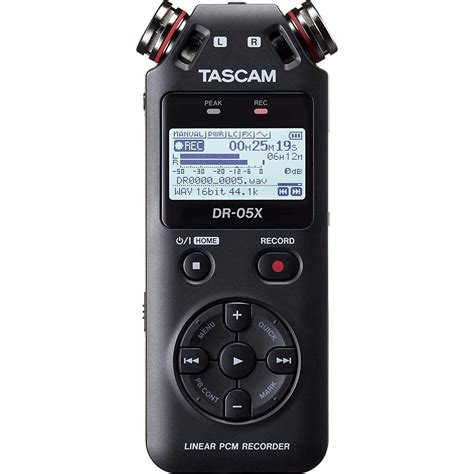 Tascam DR-05X Stereo Handheld Digital Audio Recorder and USB Audio ...