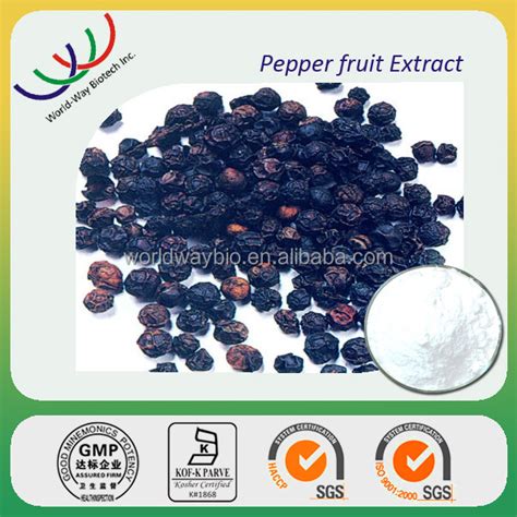 Free Sample 100 Natural Raw Material Black Pepper Extract 10 Piperine China World Way Price