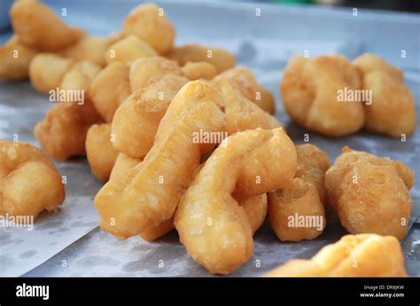 Deep Fried Dough Stick A Kind Of Chinese Flour Sweetmeat Stock Photo