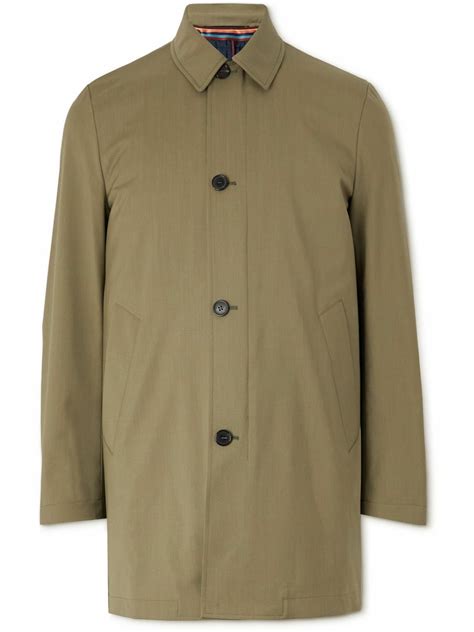 Paul Smith Wool Car Coat With Detachable Gilet Neutrals Paul Smith