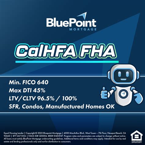 Calhfa Fha Bluepoint Mortgage