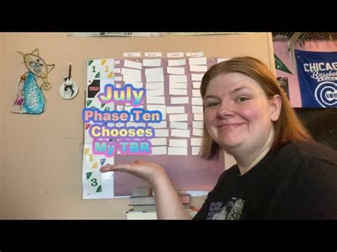 TBR Game Phase 10 Chooses My TBR July TBR YouTube