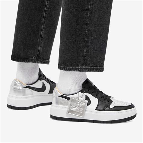 Air Jordan 1 Elevate Low SE Silver Black White Onyx END UK