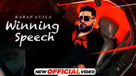 Winning Speech Music Video Karan Aujla Mxrci Latest Punjabi Songs 2024 Youtube