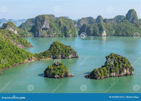 Halong Bay A Unesco World Heritage Site In Quang Ninh Vietnam Stock