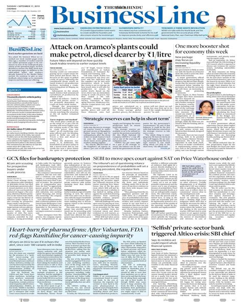 The Hindu Business Line September 17 2019 Newspaper