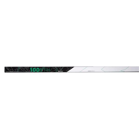 Kids’ Left-Handed Hockey Stick - IH 100 - black, Snow white, Malachite ...