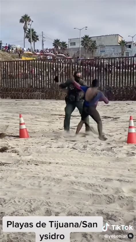 Video Shows Migrants Attacking Taunting Border Patrol Agents