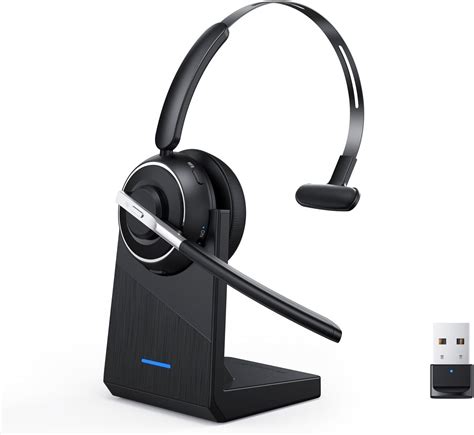 Bluetooth Headset, Wireless Headset with Microphone for PC, V5.2 ...