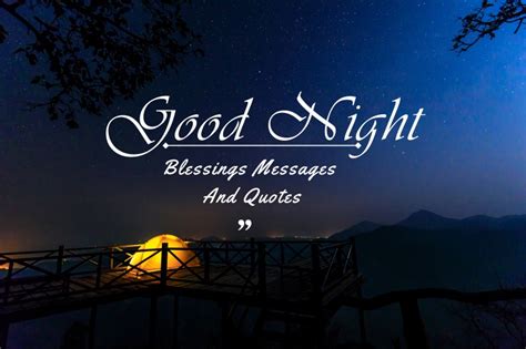 20+ Good Night Blessings Messages And Quotes