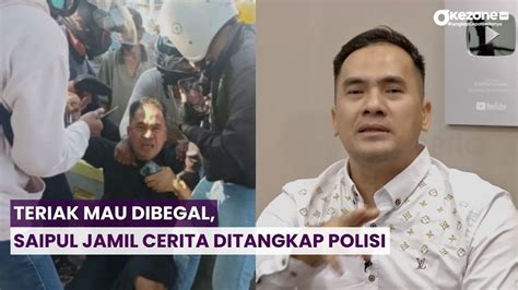 Punya Firasat Buruk Saipul Jamil Beberkan Kronologi Ditangkap Polisi