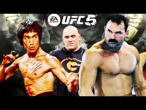 Bruce Lee Vs Dan Severn EA Sports UFC 5 Wwe Mma YouTube