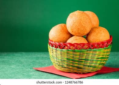 Traditional Colombian Deep Fried Cheese Bread Stock Photo 1248766786 ...