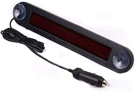 Letrero Led Programable Para Auto V Con Control Remoto Y Ventosas