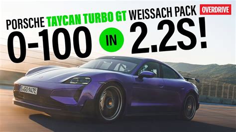 Porsche Taycan Turbo Gt With Weissach Pack Quicker Than A Gt Rs