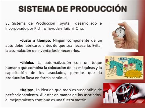 Sistemas De Producción El Sistema De Producción Justo A Tiempo