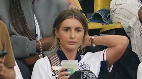 Dani Dyer Looks Nervous As She Supports Boyfriend Jarrod Bowen Before