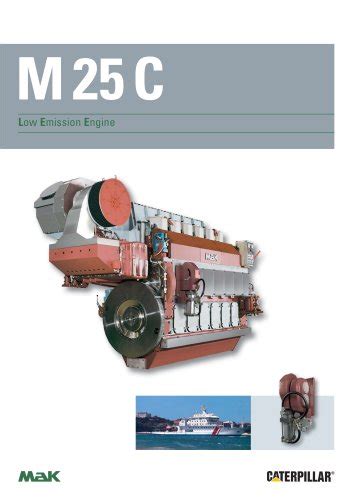 Brochure Mak Vm C Low Emission Engine Caterpillar Marine Power