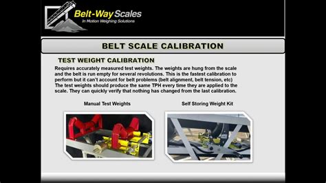 Loadsense How Do I Calibrate A Belt Way Conveyor Belt Scale YouTube