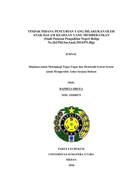 Contoh Skripsi Hukum Pidana Homecare24