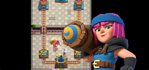 Activar La Torre Del Rey Con La Lanzafuegos Vieja Moda En Clash Royale