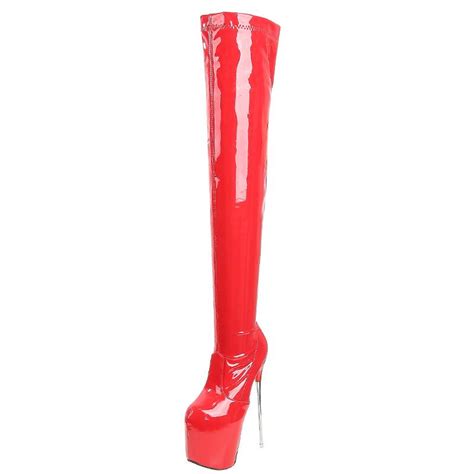 Compra Online De Sexy Ultra 19cm Saltos Altos Coxa Botas Altas Botas