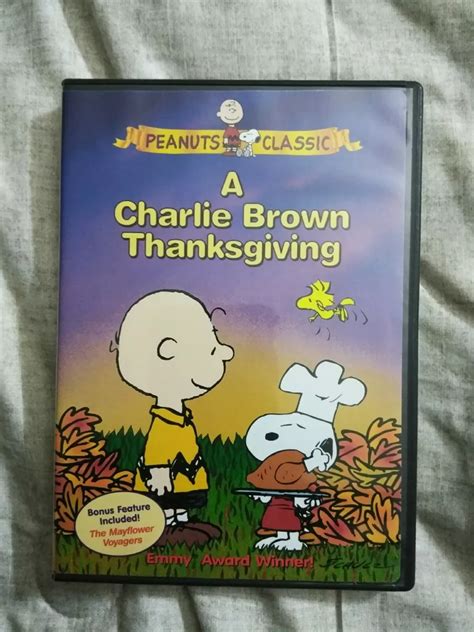 A Charlie Brown Thanksgiving Dvd Cover