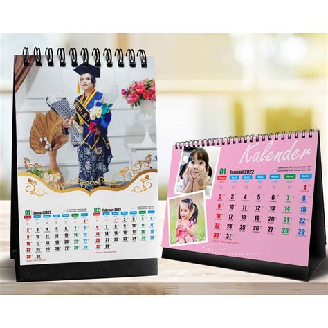 Kalender Kalender Duduk Kalender Meja Kalender 2022 Kalender Custom Kalender Foto