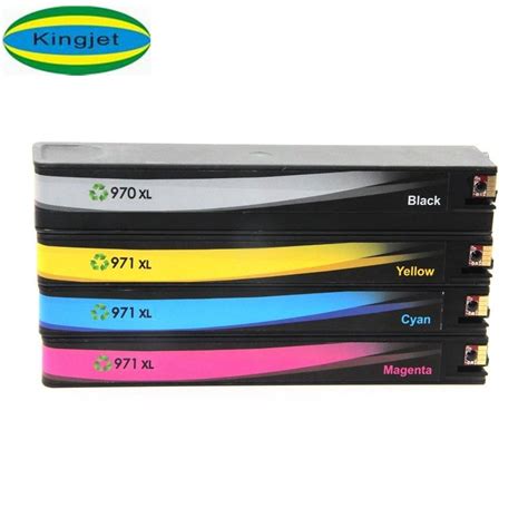 Printer Compatible For Hp 970 971 970xl 971xl Ink Cartridge With Full