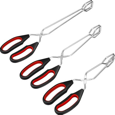 Amazon Pack Stainless Steel Scissor Tongs Inch Cooking