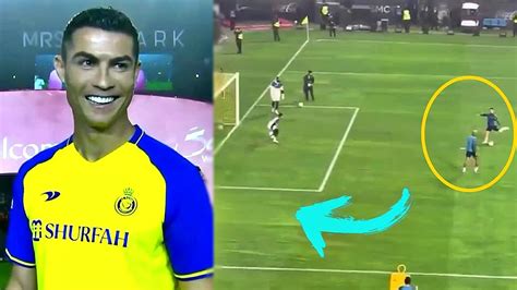 Cristiano Ronaldo J Chegou Fazendo Gol Pelo Al Nassr Fc Youtube