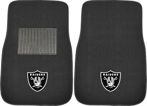 Fanmats 8774 Las Vegas Raiders 2 Piece Heavy Duty Vinyl Car