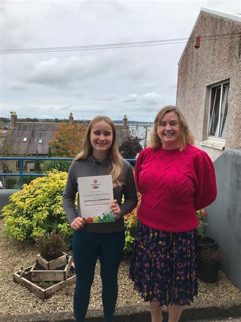 Past Pupil Awarded Texaco Art Competition Certificate Scoil Barra Naofa