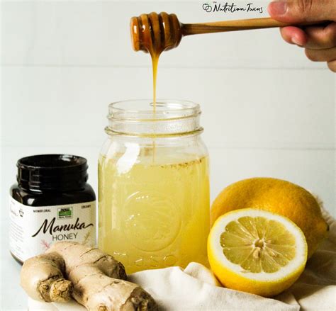 Immune Boosting Lemon Ginger Tea With Honey Nutrition Twins