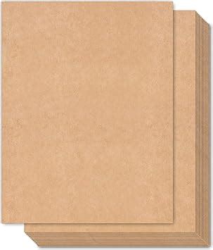 Amazon Brown Kraft Cardstock Thick Paper 100 Sheets Ohuhu 8 5 X