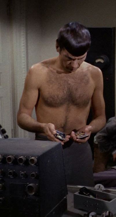 Fuckyeahstartrektos Technology Is Sexier Shirtless Leonard Nimoy