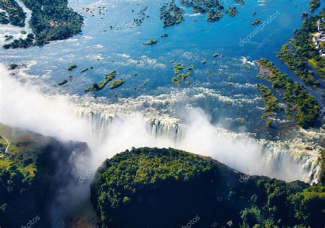 Zambezi river and Victoria Falls — Stock Photo © muha04 #1703263