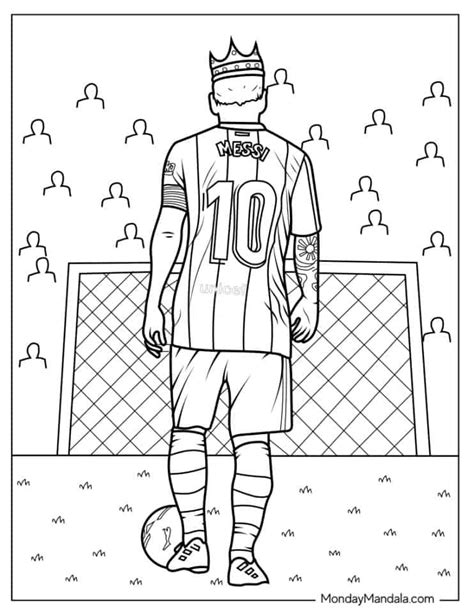 20 Lionel Messi Coloring Pages Free PDF Printables