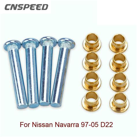 Car Door Hinge Pins Bushing Repair Assembly Kit Set For Nissan Navarra