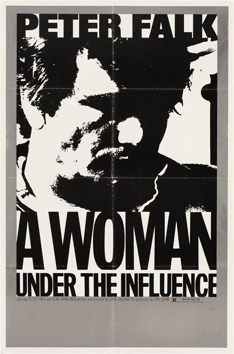 A Woman Under The Influence Original 1974 U S One Sheet Movie Poster