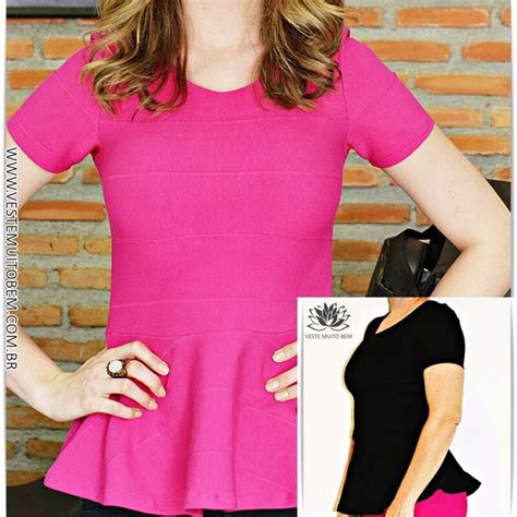 Lindas E Elegantes Combinam Qualquer Ocasi O Blusa Peplum