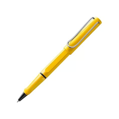 Lapicera Roller Ball Lamy Safari Amarillo Color De La Tinta Negra