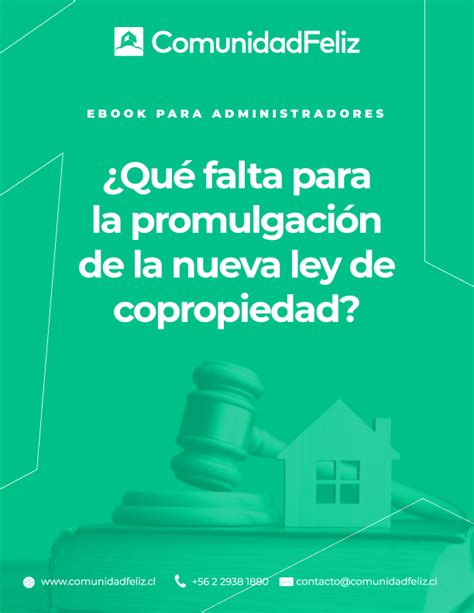 Ebook ¿qué Falta Para La Promulgación De La Nueva Ley De Copropiedad