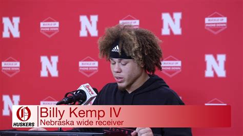 Nebraska S Billy Kemp IV Full Press Conference From Sept 19th 2023