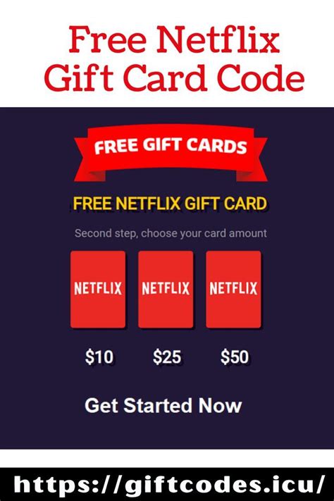 The Free Netflix Gift Card Code